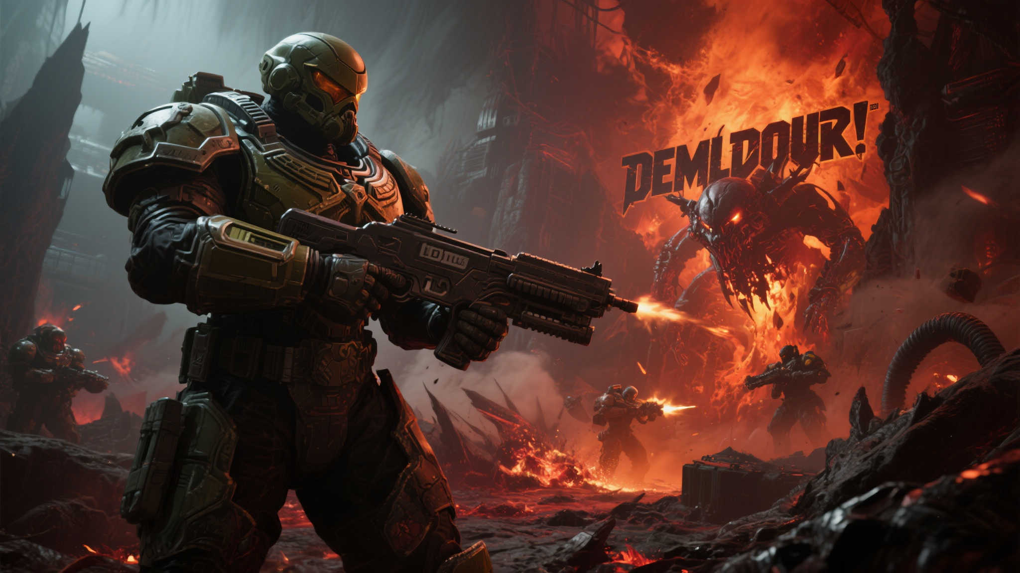 《毁灭战士》新作:非2016版直接前传,打造独立完整故事 《毁灭战士》新作:非2016版直接前传,打造独立完整故事