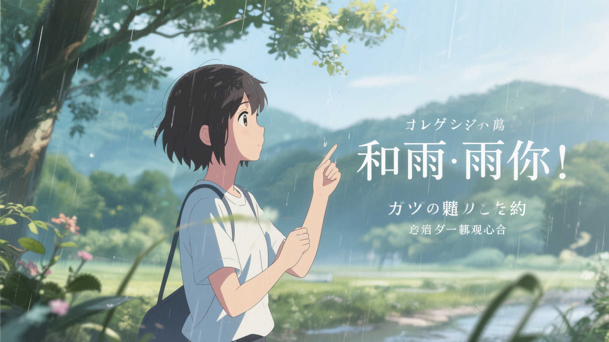 动画作品《和雨. 和你》发布全新预告影片及主题曲资讯