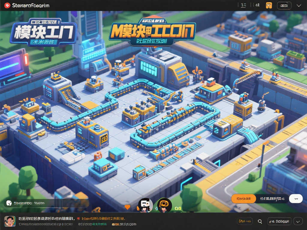 打造工业王朝：《模块工厂》Steam试玩版震撼来袭