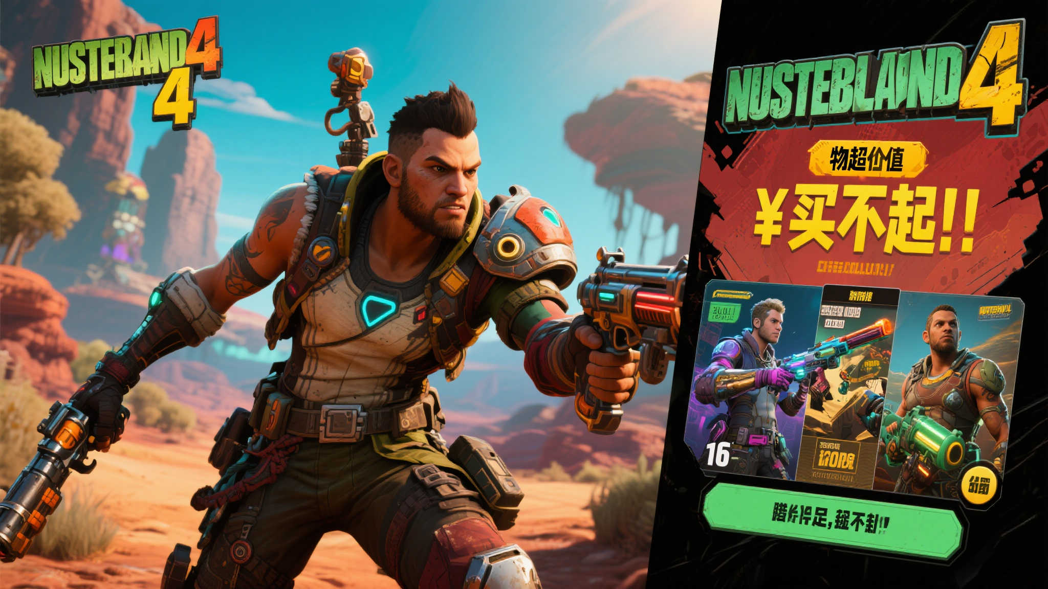 《无主之地4》价格惹争议，官方力挺：绝对物有所值！